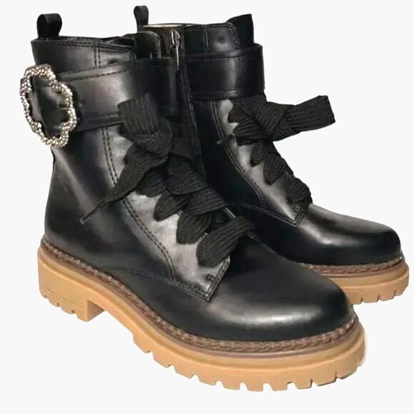Combat Boots . Size: 8 . Sam & Libby ............. New in The Box - Picture 2 of 11